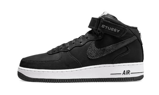 Nike Air Force 1 Mid Stussy All Black - DJ7840-001
