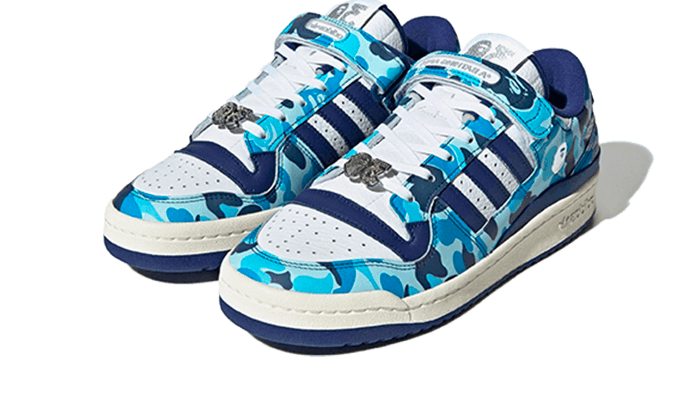 Adidas Forum 84 Low Bape 30th Anniversary Blue Camo - ID4772