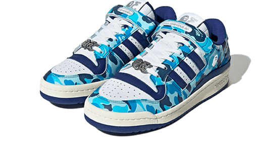 Adidas Forum 84 Low Bape 30th Anniversary Blue Camo - ID4772