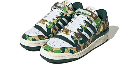 Adidas Forum 84 Low Bape 30th Anniversary Green Camo - ID4771