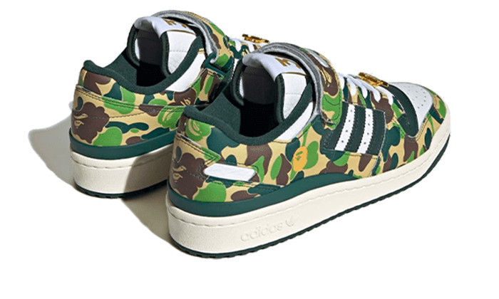 Adidas Forum 84 Low Bape 30th Anniversary Green Camo - ID4771