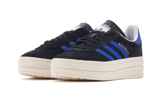 Adidas Gazelle Bold Core Black Lucid Blue - HQ4408