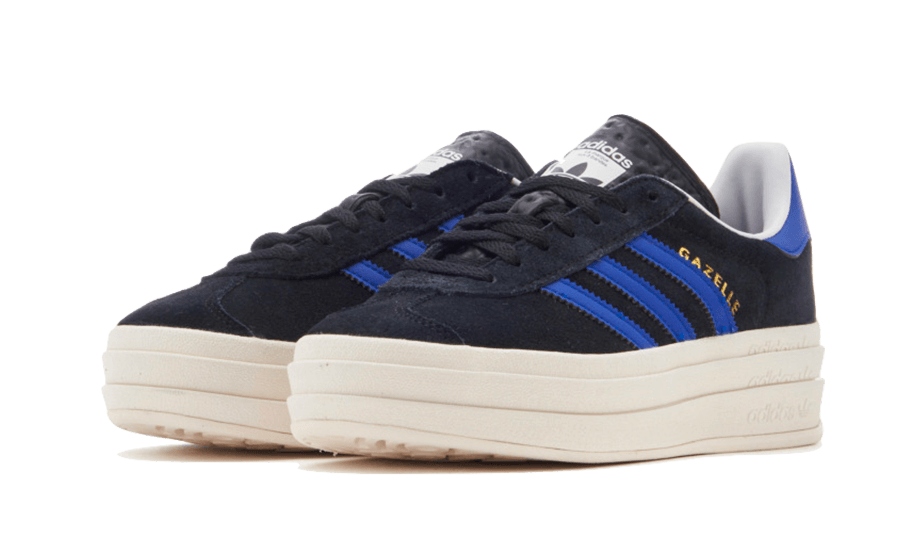 Adidas Gazelle Bold Core Black Lucid Blue - HQ4408