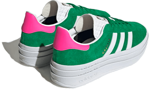 Adidas Gazelle Bold Green Lucid Pink - IG3136