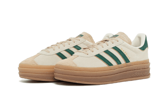 Adidas Gazelle Bold Magic Beige Collegiate Green - ID7056