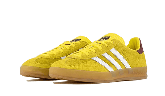 Adidas Gazelle Indoor Bright Yellow Burgundy - IE7003