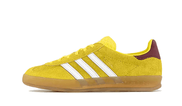 Adidas Gazelle Indoor Bright Yellow Burgundy - IE7003