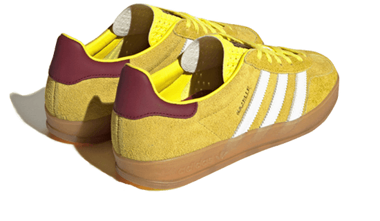 Adidas Gazelle Indoor Bright Yellow Burgundy - IE7003