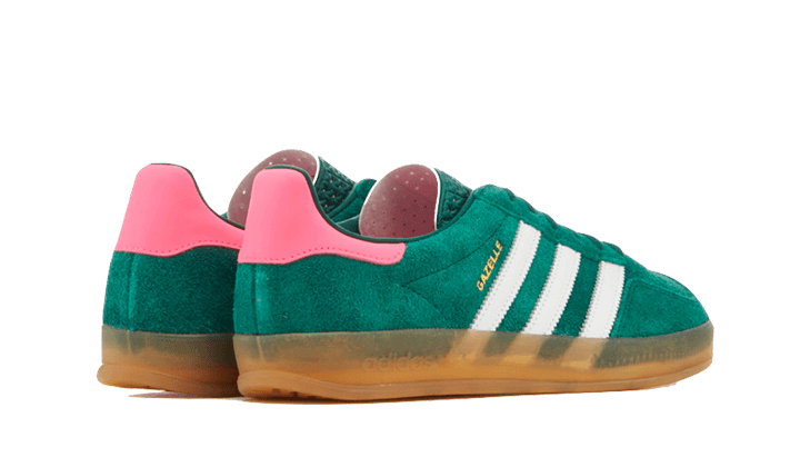 Adidas Gazelle Indoor Collegiate Green Lucid Pink - IG5929