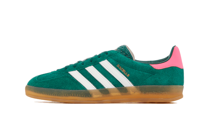 Adidas Gazelle Indoor Collegiate Green Lucid Pink - IG5929