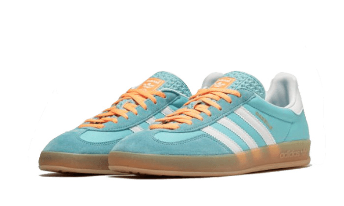 Adidas Gazelle Indoor Preloved Blue White Gum - HQ9017