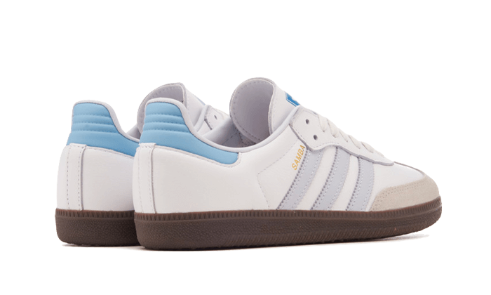 Adidas Samba OG Core White Halo Blue - ID2055