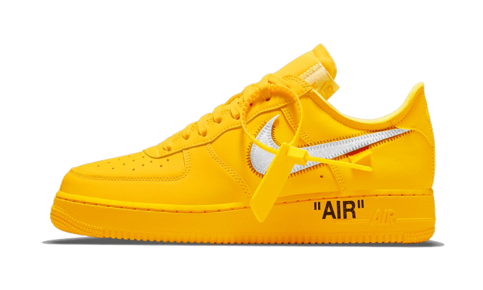 Nike Air Force 1 Low Off-White University Gold Metallic Silver - DD1876-700