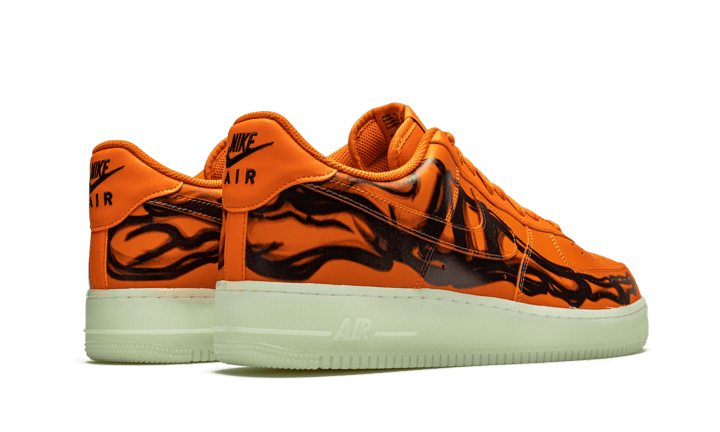 Nike Air Force 1 Low Orange Skeleton Halloween (2020) - CU8067-800