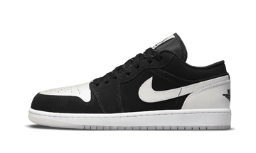 Air Jordan Air Jordan 1 Low Black White Diamond - DH6931-001