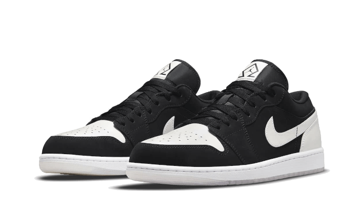 Air Jordan Air Jordan 1 Low Black White Diamond - DH6931-001