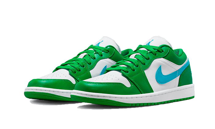 Air Jordan Air Jordan 1 Low Lucky Green Aquatone - DC0774-304