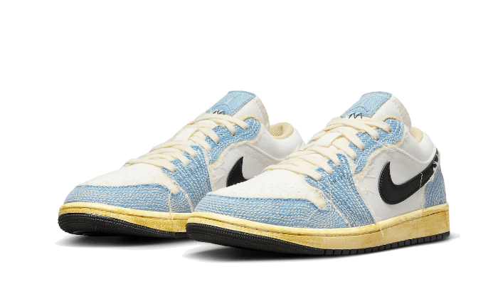 Air Jordan Air Jordan 1 Low SE WRMK Sashiko Denim - FN7670-493