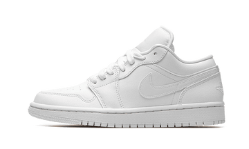 Air Jordan Air Jordan 1 Low Triple White Patent Swoosh (2022) - DV0990-111