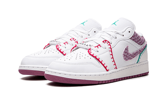 Air Jordan Air Jordan 1 Low White Light Bordeaux - DM9037-100