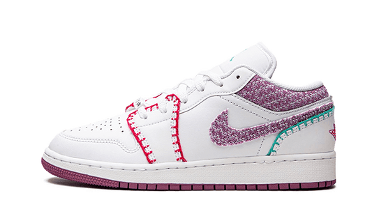 Air Jordan Air Jordan 1 Low White Light Bordeaux - DM9037-100