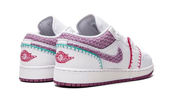 Air Jordan Air Jordan 1 Low White Light Bordeaux - DM9037-100