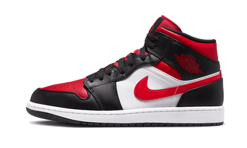 Air Jordan Air Jordan 1 Mid Alternate Bred Toe - 554724-079 / 554725-079