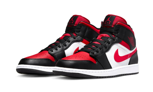 Air Jordan Air Jordan 1 Mid Alternate Bred Toe - 554724-079 / 554725-079