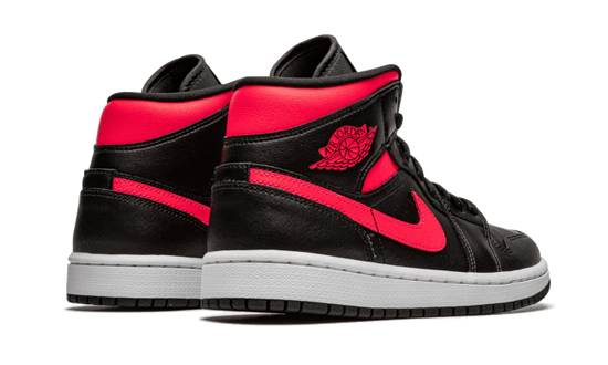 Air Jordan Air Jordan 1 Mid Black Siren Red - BQ6472-004