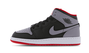 Air Jordan Air Jordan 1 Mid Cement Grey Red - DQ8423-006