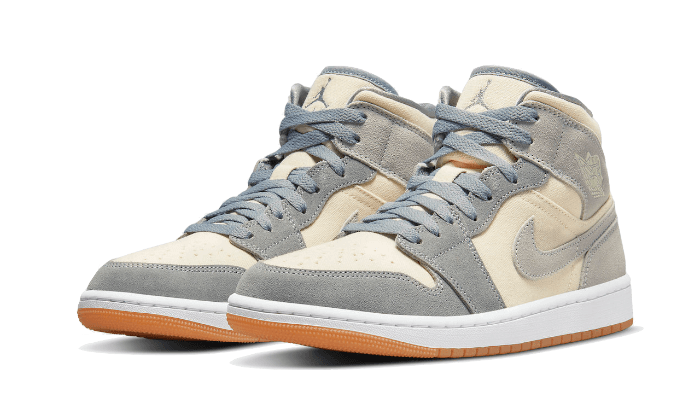 Air Jordan Air Jordan 1 Mid Coconut Milk Particle Grey - DN4281-100 / DN4346-100