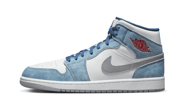 Air Jordan Air Jordan 1 Mid French Blue Fire Red - DN3706-401 / DR6235-401