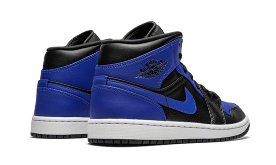 Air Jordan Air Jordan 1 Mid Hyper Royal Tumbled Leather - 554725-077 / 554724-077