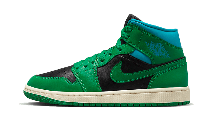 Air Jordan Air Jordan 1 Mid Lucky Green Aquatone - BQ6472-033