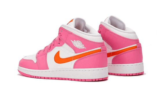 Air Jordan Air Jordan 1 Mid Pinksicle Safety Orange - DX3240-681