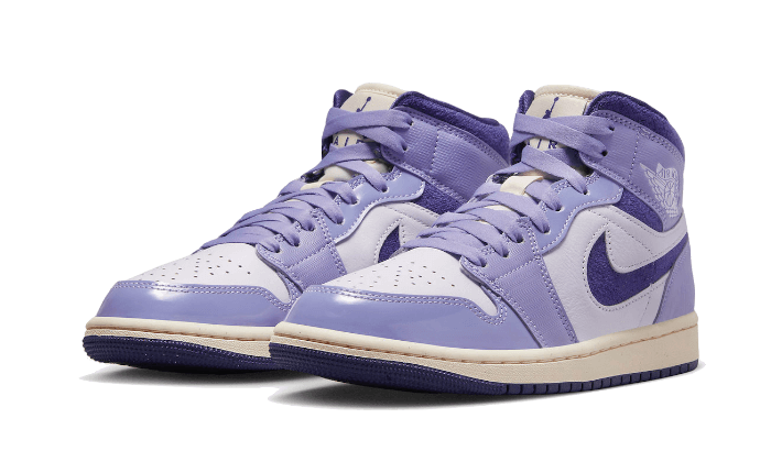 Air Jordan 1 Mid Purple Chenille DZ3745 500 Aftermath