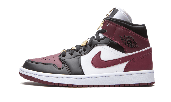 Air Jordan Air Jordan 1 Mid SE Black Dark Beetroot - CZ4385-016