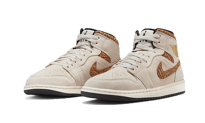 Air Jordan Air Jordan 1 Mid SE Brown Elephant - DZ4129-102 / DZ5369-102