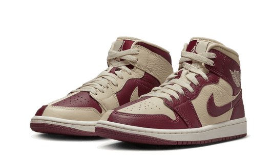 Air Jordan Air Jordan 1 Mid Split Beach Cherrywood Red - DR0501-200