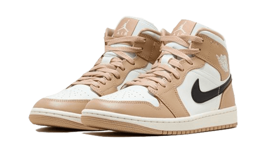 Air Jordan Air Jordan 1 Mid Tan Black - BQ6472-103