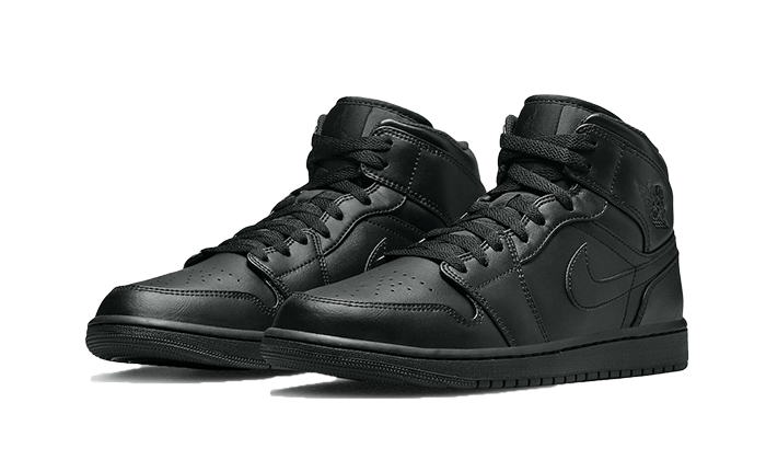 Air Jordan Air Jordan 1 Mid Triple Black (2022) - 554724-093 / 554725-093