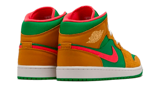 Air Jordan Air Jordan 1 Mid Wheat Watermelon - DX4365-700 / DX4332-700