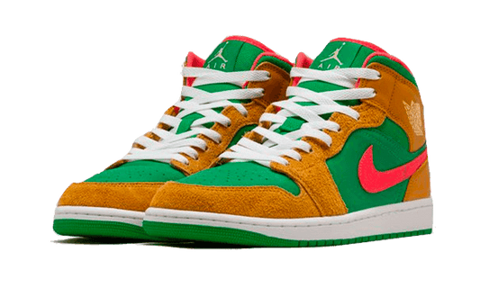 Air Jordan Air Jordan 1 Mid Wheat Watermelon - DX4365-700 / DX4332-700