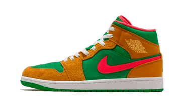 Air Jordan Air Jordan 1 Mid Wheat Watermelon - DX4365-700 / DX4332-700