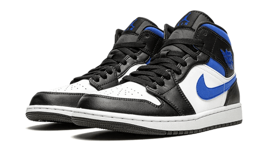 Air Jordan Air Jordan 1 Mid White Black Royal - 554725-140 / 554724-140