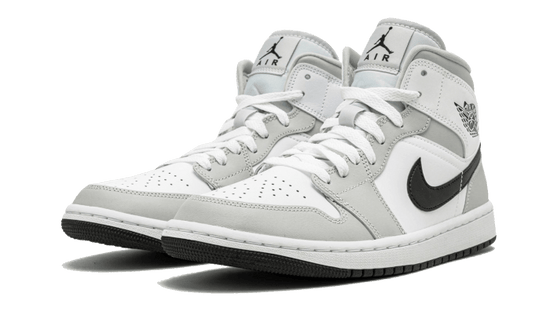 Air Jordan Air Jordan 1 Mid White Light Smoke Grey - BQ6472-015