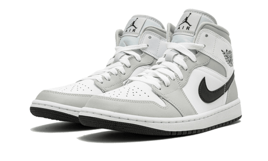 Air Jordan Air Jordan 1 Mid White Light Smoke Grey - BQ6472-015