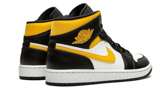 Air Jordan Air Jordan 1 Mid White Pollen Black - 554724-177 / 554725-177