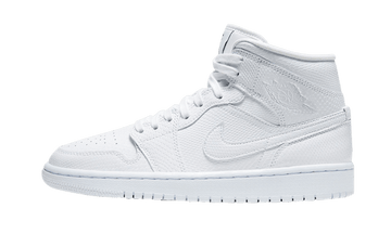 Air Jordan Air Jordan 1 Mid White Snakeskin - BQ6472-110