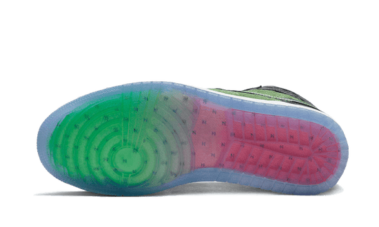 Air Jordan Air Jordan 1 Retro High Zoom Black Green - CK6637-002